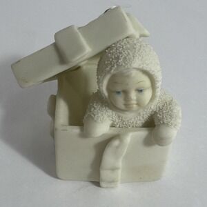 Department 56 Snow Babies "Surprise" Baby Christmas Ornament - Discontinued